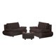 thumbnail image 1 of Sala Bali Rogga (Love Seat, Love Seat, Taburete) Chocolate, 1 of 8