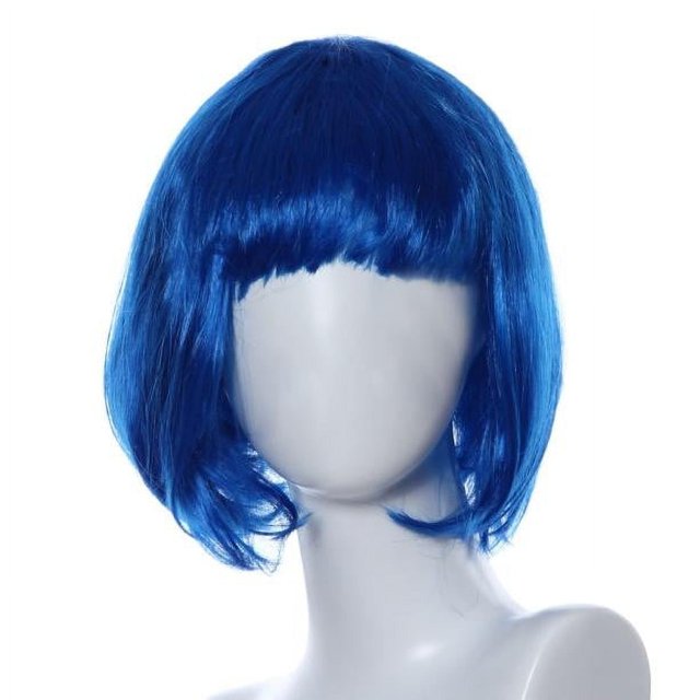 Xihbxyly Peluca Corta Negra, Estilo Moderno con Rulos Pequeños y Lisos, Accesorio de Fiesta de Moda, Transpirable y Cómodo, Disfraz de Halloween, para Eventos de Disfraces, Fácil Cuidado.