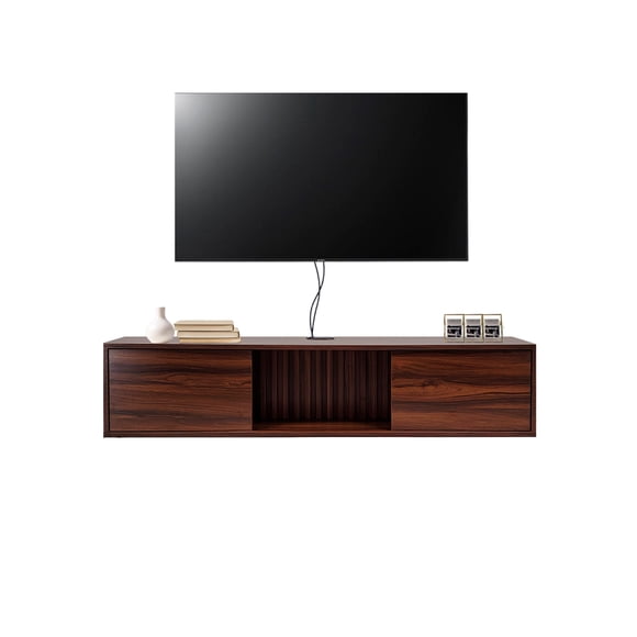 Mueble para TV Repisa Flotante Minimalista Soporte para Pantalla con Diseño Moderno.