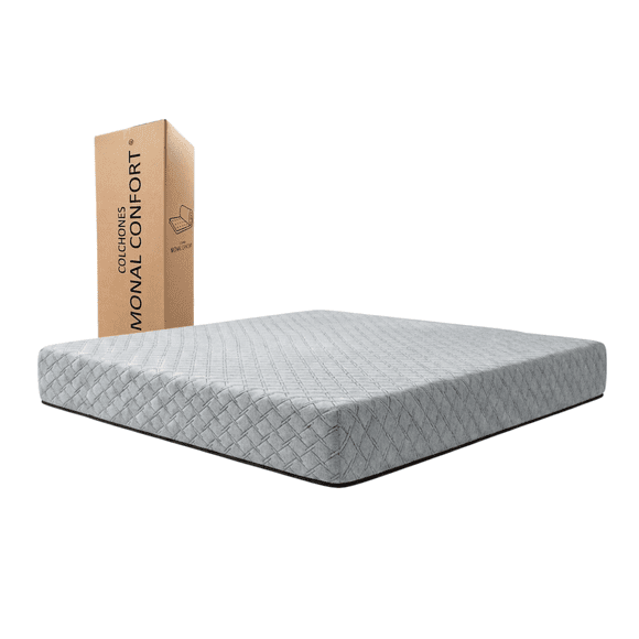 Colchón King Monal Confort en Caja de Memory Foam Semi Firme 25 cm de grueso