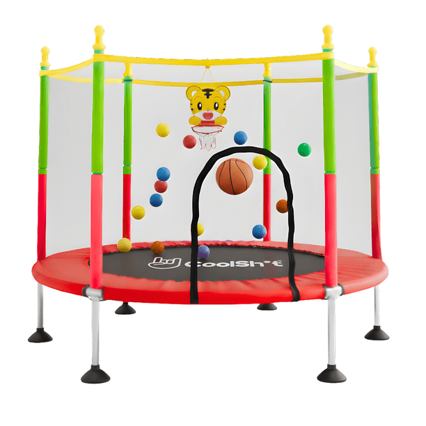 COOLSHT Trampolín Brincolín Para Niños 1.40 M Diámetro