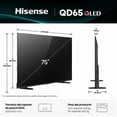 thumbnail image 3 of TV Hisense 75 pulgadas 75QD65QV QLED VIDAA, 3 of 7
