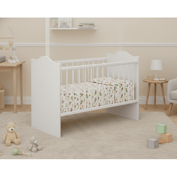 Cuna Blanca Premium Madik | Diseño Moderno y Funcional para Bebé