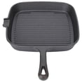 thumbnail image 1 of Steak Skillet Grill Pan Nonstick Design Heat Resistant Handle Fast Heat Conduction Iron Stripe Frying Steak Skillet For Home Kitchen 22cm ANGGREK Otros, 1 of 8