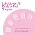 thumbnail image 2 of Gellen Puntas de Uñas Postizas Cuadradas Extracortas para Presionar sobre las Uñas, 504 Puntas de Gel Suave para Extensiones de Uñas Cubierta Completa Preformadas 12 Tamaños de Uñas Postizas, 2 of 8