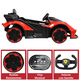 thumbnail image 4 of Montable Eléctrico para Niños Deportivo Lambo Luces Sonido Control Remoto Bluetooth Batería 12v - Rojo, 4 of 8