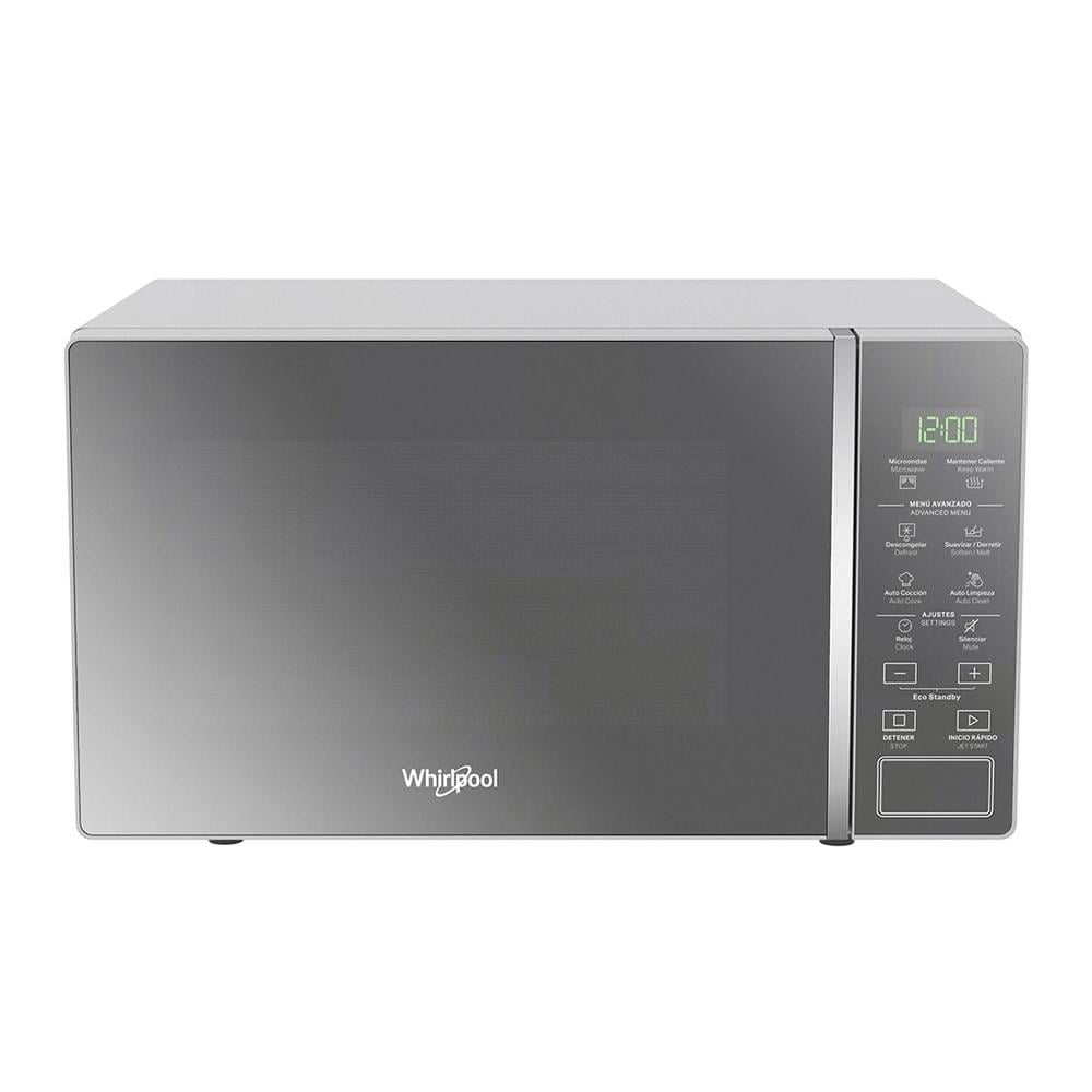 Microondas Whirlpool 0.7 Pies Silver Acabado Espejo