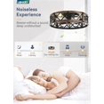 thumbnail image 3 of Ventilador de techo LEDIARY de 20 pulgadas con control remoto Caged Light APP, 3 of 8
