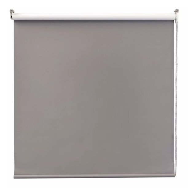 Persiana enrollable Blackout Premium Decoking 120 Ancho x 120 Alto cm Gris