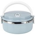 thumbnail image 1 of Zhuge térmica, pequeño recipiente para comida caliente, termo Bento portátil de acero inoxidable con hebillas de seguridad para niños y adultos, azul, 0,39 pulgadas, 1 of 4