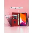 thumbnail image 3 of Funda Cartera Suave Para Huawei P30 Lite Cely Vesmir Rojo Más 2 Micas, 3 of 4