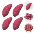 thumbnail image 2 of 4pcs de espuma artificial realista de camote de camote decoraciones de batata disparando accesorios, 2 of 8