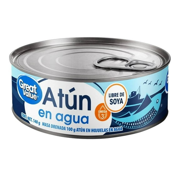 Atún Great Value en agua 140 g