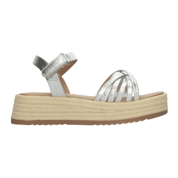 Sandalia Vavito Niña Plateado Plataforma T18-22 plateado 19.5
