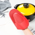 thumbnail image 4 of Guante de silicona resistente al calor para horno | Almohadilla de silicona gruesa y antideslizante | Guante de cocina con protección térmica | Guante de cocina duradero y resistente a quemadura, 4 of 5
