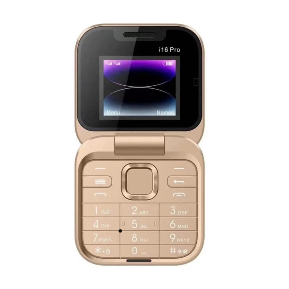 Electrodomésticos Teléfono plegable con doble SIM y doble modo de espera Mini teléfono de respaldo Pulsar tecla