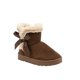 thumbnail image 2 of Pantufla Niña Fernanda Bota Frio Peluche Térmico cafe 21, 2 of 7