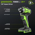 thumbnail image 4 of Kit Combo de Taladro Greenworks 24V Brushless de Alto Torque, 4 of 9