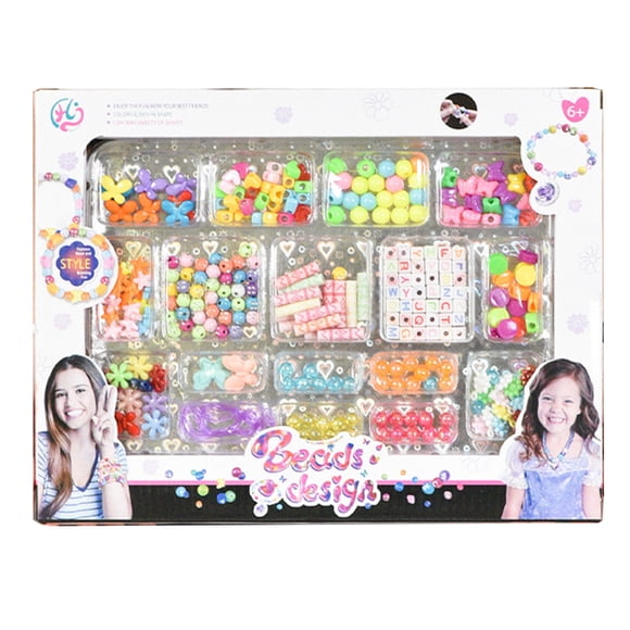 Kit para hacer pulseras, kit para hacer pulseras con cuentas, juego para niños con cuentas, diseño de próxima generación