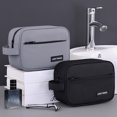 thumbnail image 1 of MTBLYS Neceser de viaje para hombre | Kit de aseo portátil de gran capacidad | Organizador de maquillaje de poliéster resistente al agua | Con gancho para colgar, 1 of 6