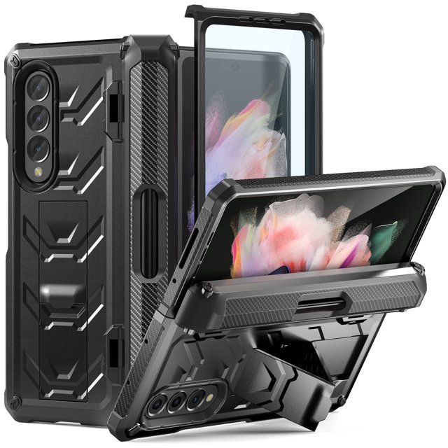 Funda resistente para Samsung Galaxy Z Fold 3 con soporte