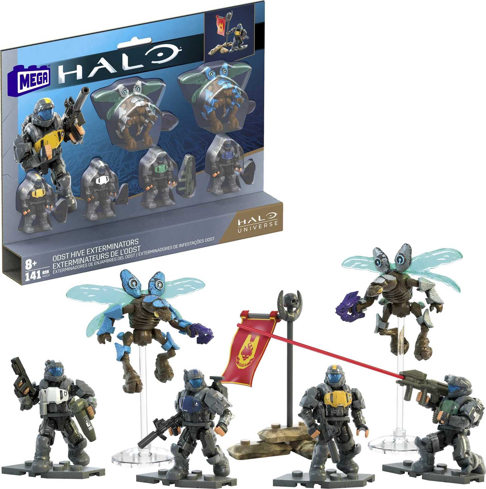 Set de construcción Mega Halo ODST Hive Exterminators con 141 piezas