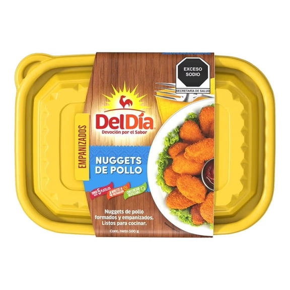 Nuggets de Pollo Del Día Empanizados y Congelados 500 g