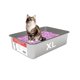 thumbnail image 1 of Caja de Arena para Gatos VehiGo Metal Extragrande Acero Inoxidable Resistente Superficie Lisa Fácil, 1 of 12