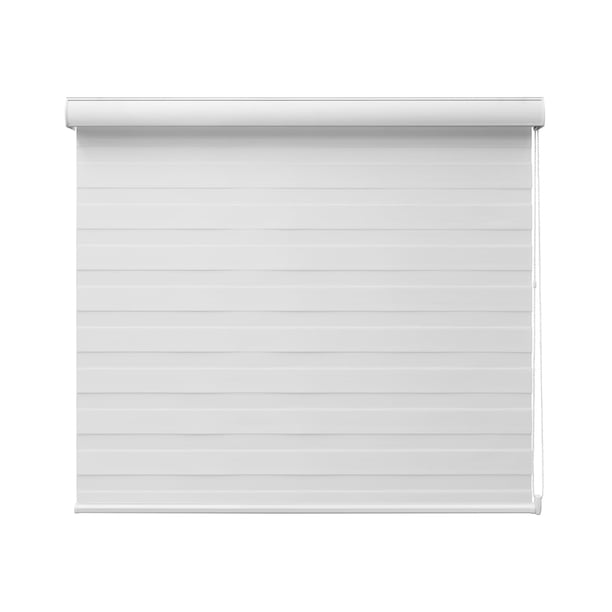 DecoKing | Persiana para Ventana Furze Enrollable Horizontal 200cm ancho x 240cm alto White