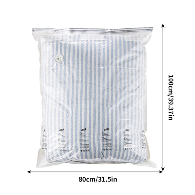 Bolsas de vacío para ropa | Bolsas de compresión que ahorran espacio para viajes y organización del hogar | Diseño enrollable sin necesidad de bomba | Protegen contra la humedad, el polvo y