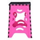 thumbnail image 4 of Banco Plegable Grande Portatil Plastico Soporta 120kg 1pz Acabado De La Estructura Mate Color Rosa Mexicano, 4 of 4