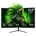 thumbnail image 1 of Monitor Gamer Curvo 23.8" DXT GAMING Sight 1ms 180Hz FHD VA DP HDMI Altavoces Negro DXT2383CBK, 1 of 6