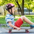 thumbnail image 3 of Juego de cascos y protecciones para niños | Equipo de protección de 7 piezas para ciclismo, skate, patinaje en línea | Casco ABS ajustable, rodilleras, codados, muñequeras | Ligero, transpirable, 3 of 5