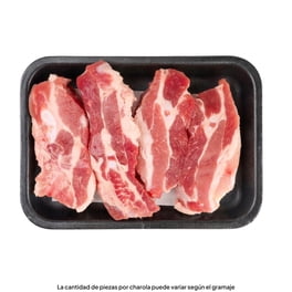 Costilla de Cerdo Peso Aprox por Charola 800 a 900 g