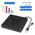 thumbnail image 3 of External DVD Drive CD DVD -/+RW Player Burner Portable Optical Drive for Laptop PC Computer Notebook 11 10, 3 of 5