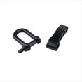 thumbnail image 4 of 10 Piezas de Hebilla de Grillete de Pulsera de Paracord, de Grillete de de Clip de Grillete D Ajustable para Pulsera de Supervivencia Negro, 4 of 5