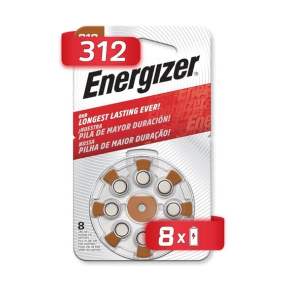 Batería Pila Auditiva Energizer AZ312 8 Piezas 1.45 V
