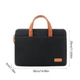 thumbnail image 3 of Laptop Bag 15.6 To 16 Inch Laptop Bag Portable Laptop Bag Lightweight Business Briefcase, 3 of 6