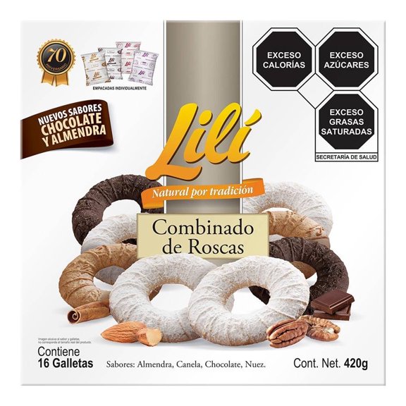 Galletas Lilí roscas 420 g