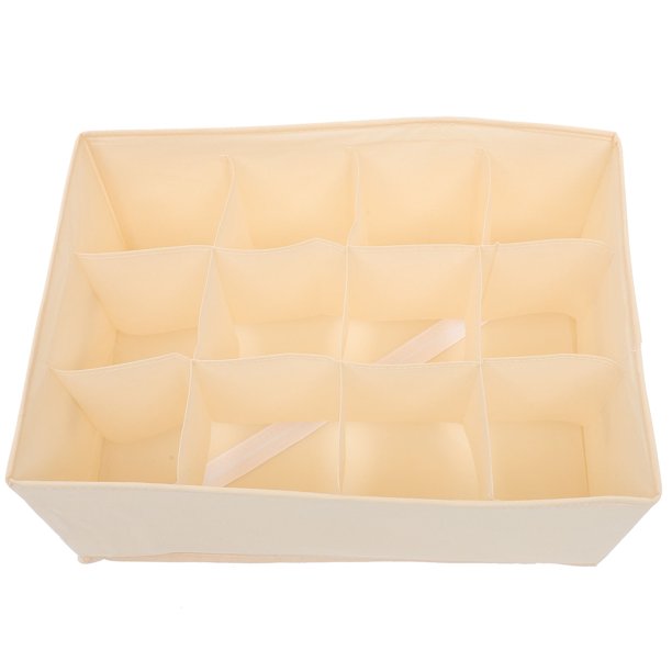 CHICHUMID De Almacenamiento Para Ropa Beige Con Separadores Para Fácil Organización
