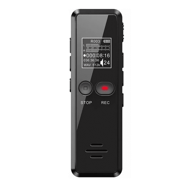 Grabadora De Voz Digital,64gb Grabadora Reducción De Ruido NEGRO