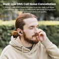 thumbnail image 4 of TOZO T21 Wireless Earbuds Bluetooth 5.3 in Ear Headphones Dual Mic Call Noise Cancelling IPX8 Waterproof 44H Playback Stereo Sound with LED Display Wireless Charging Case 32 EQs via APP Black, 4 of 5