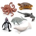 thumbnail image 1 of Muñecas de animales marinos, 12 piezas, mini juguetes marinos, mini juguetes marinos, figuras de animales del océano, modelo de rendimiento finamente ajustado, 1 of 7