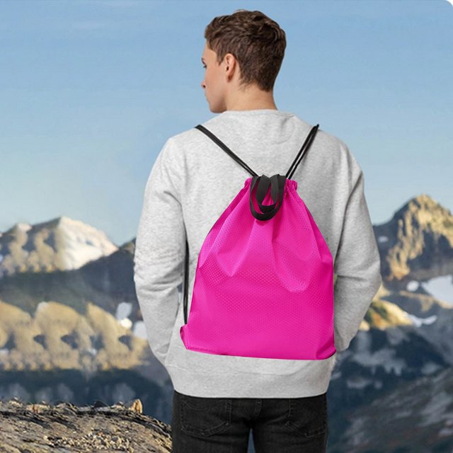 Mochila deportiva impermeable con cordón | Bolsa de gimnasio de tela Oxford Gran Capacidad | Organizador de Viajes Plegable de Fitness | Saco de almacenamiento duradero para exteriores, natación