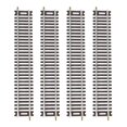 thumbnail image 1 of 4 piezas de vías de ferrocarril a escala HO, accesorios versátiles para manualidades de bricolaje, vías de ferrocarril para 1:87 241 cm x 3 cm, 1 of 9