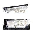 thumbnail image 2 of 2 Piezas Luz para Matrícula Trasera Lámpara para Placa de Registro Componentes Automotrices Fiables Instalación Rápida Adecuada para Restaurar, 2 of 9