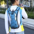 thumbnail image 1 of Mochila de Hidratación para Senderismo, Running y Ciclismo: Depósito de Agua de 2 Litros, Correas Ajustables, Detalles Reflectantes, Bolsillo de Malla y Diseño Ligero de Poliéster para Deportes Al Ai, 1 of 7
