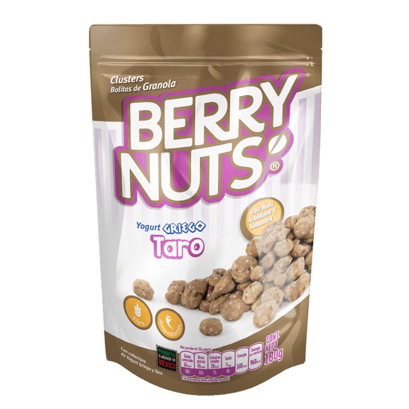Berry Nuts Clusters® Yogurt Griego Taro 180g.