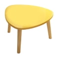 thumbnail image 2 of Mesa triangular curva de madera para sala de estar, mesa de centro triangular curva, mesa de té para balcón, mesa de piso para dormitorio, mesa de alféizar concisa, muebles Anthropologie, decoración d, 2 of 6