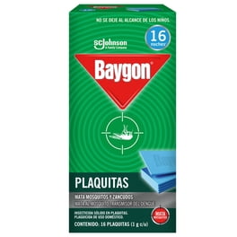 Insecticida Sólido Baygon Plaquitas 16 Unidades
